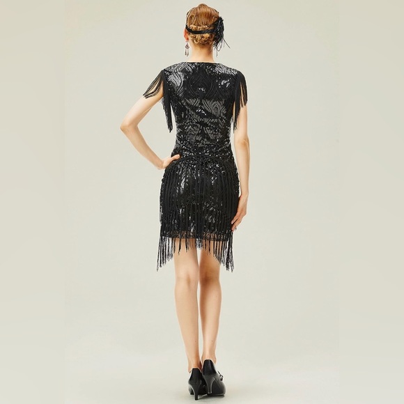 Babeyond, 1920s flapper dress size M - Picture 6 of 8